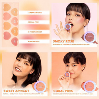 Y.O.U Colorland Focus On Me Blush บลัชชนิดแป้ง เนื้อละเอียด เกลี่ยได้แนบเนียน สม่ำเสมอ