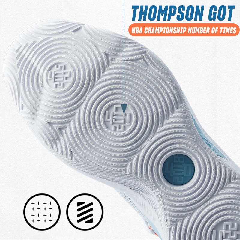 ANTA KT FLY รองเท้าบาสเก็ตบอลผู้ชาย Klay Thompson A-SHOCK รองเท้าบาสแท้ 812331606 Official Store - รูปที่ 6