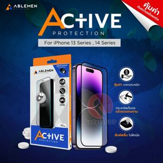 Ablemen Active ฟิล์มกระจกนิรภัย ใช้สำหรับ [iPhone 15] [iPhone 14] [iPhone 13] [iPhone 12] [iPhone 11] [iPhone X]