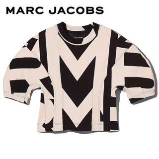 MARC JACOBS THE SEAMED MONOGRAM TOP PF23 2P3RTP009C07 BLACK/IVORY