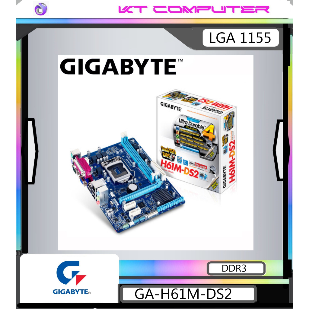 1155/MAINBOARD/GIGABYTE/GA-H61M-DS2/GEN2-3/DDR3