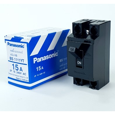 Panasonic เซฟตี้ เบรกเกอร์ 15A 2P 1E 240V AC