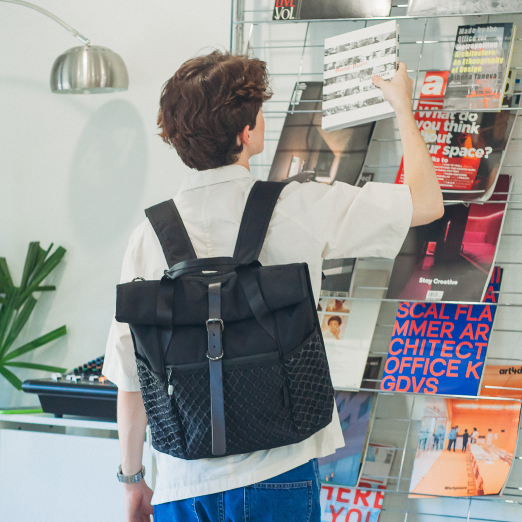 RETRIEVE–Backpack (Laptop, 16 inch, Recycle, Upcycle, MacBook, Notebook)