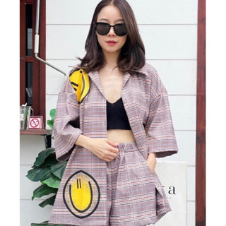 Smiley เซท เสื้อ+กางเกง ขายแยกด้วยค่า