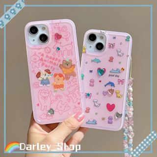 🔥สไตล์ใหม่🔥เคสไอโฟน iphone 11 14 Pro Max น่ารัก การ์ตูน รุ่นโซ่ ป้องกันการตก เคส iphone 12 13 Pro Case for iPhone