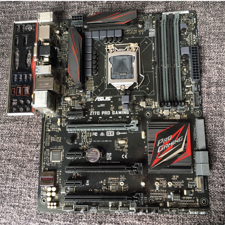 1151V1 Asus Z170 Pro Gaming M.2 รองรับ NVME พร้อมฝาหลัง