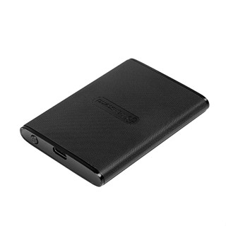 TRANSCEND ESD270C SSD External ฮาร์ดดิสพกพา (1TB, สีดำ) รุ่น TS1TESD270C