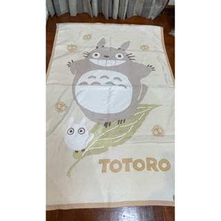 Totoro cotton blanket ผ้าห่ม คอตตอน โตโตโร่ งานลิขสิทธิ์ แท้ ญี่ปุ่น 100 *140 cm.