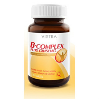 Vistra B-Complex Plus Ginseng 30 แคปซูล