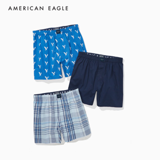 American Eagle Stretch Boxer Short 3-Pack กางเกง บ็อกเซอร์ ผู้ชาย แพ็ค3ชิ้น (NMUN 023-3895-900)