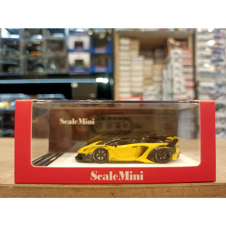 Scale Mini LB Silhouette Aventador GT EVO YELLOW 1:64