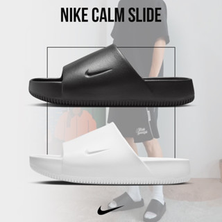 [ลิขสิทธิ์แท้] Nike Collection ไนกี้ รองเท้าแตะ รองเท้าผู้ชาย ND M Calm Slide FD4116-001 / FD4116-100 (1800)