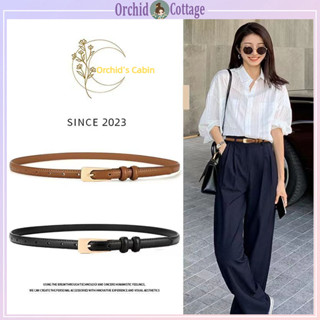 New summer fashion trouser belt, brown female belt, Korean style trend, retro, three colors to choose from.