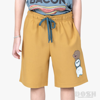 DOSH KIDS UNISEX SHORTS WE BARE BEARS กางเกงขาสั้น เด็กชาย-เด็กหญิง DBBBR5006-YE