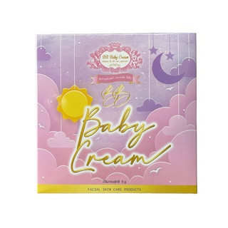 แพ็คเก็จใหม่ BB Baby Cream บีบีเบบี้ครีม ขนาด​ 5​ กรัม​ ครีมบำรุงผิวหน้า กระจ่างใส ไร้สิว