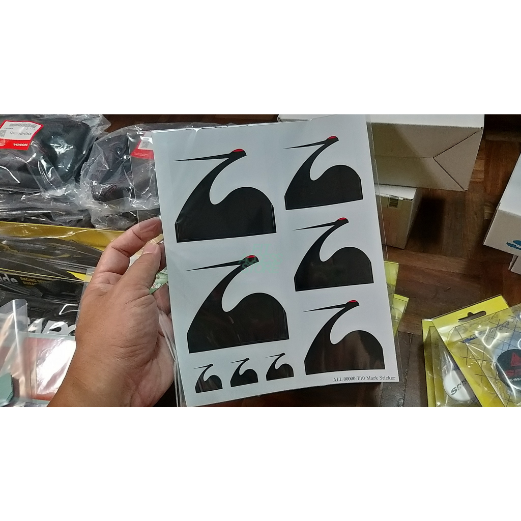 สติ๊กเกอร์ SPOON Mark Sticker นกกระเรียน แท้ ของใหม่