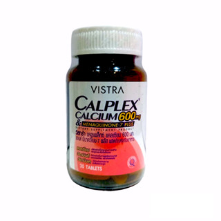 Vistra Calplex Calcium&amp;Menaquinone-7 plus 600mg 30s/90s