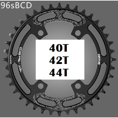 ใบจาน 40T 42T 44T BCD96 M7000/M8000/M9000 ใบจานเดี่ยว