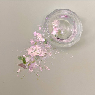 กลิ๊ตเตอร์กระปุก Ice Glitter Pink Purple สีชมพูม่วง เนื้อบาง…