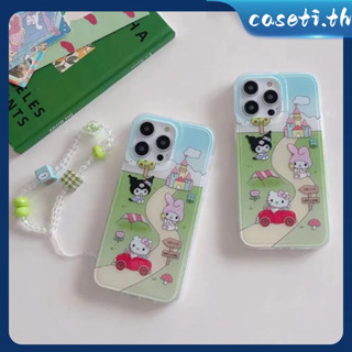 คูปองเคลม🎀เคสไอโ case for iphone 11 12 การ์ตูนซานริโอ้น่ารัก เคส 14 13 12 11 pro max เคสโทรศัพท์มือถือที่สร้างสรรค์