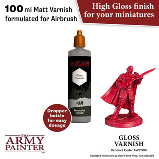 🔥มีของพร้อมส่ง🔥 Army Painter Air Gloss Varnish - 100ml AP-AW2005 เคลือบเงา สีอะคริลิค สูตรพ่น ใช้ร่วมกับ Airbrush