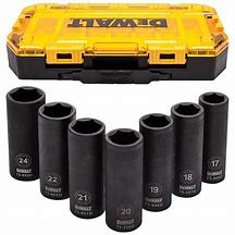 DEWALT ชุดลูกบ๊อกซ์ลม ยาว 1/2 นิ้ว (4หุน) รุ่น DWMT74737-0 7ตัว ลูกบ๊อกซ์ DWMT74737 (Deep Impact)