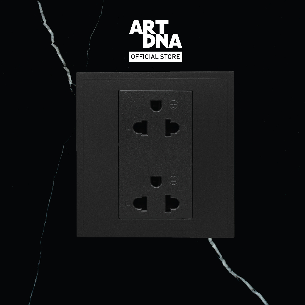 ART DNA รุ่น D3 Series Double Euro & American Socket design switch สวิตซ์ไฟโมเดิร์น สวิตซ์ไฟสวยๆ ปลั๊กไฟสวยๆ