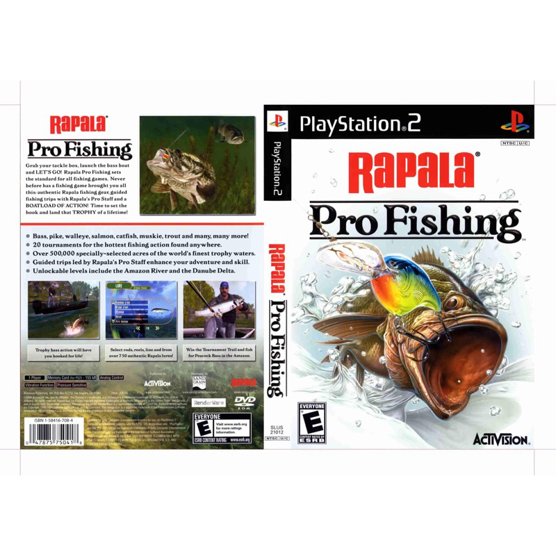 แผ่นเกมส์Ps2 - Rapala Pro Fishing