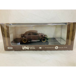 Inspire Model 1/64 RWB Beetle Brown Diecast