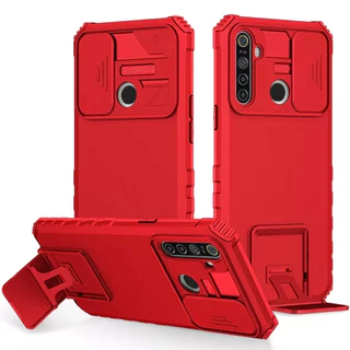 เคสกันกระแทก กันรอยกล้อง Case Oppo Realme 5 5s 5i Realme 6i เคสโทรศัพท์ มีขาตั้ง ตั้งได้ ส่งจาทไทย