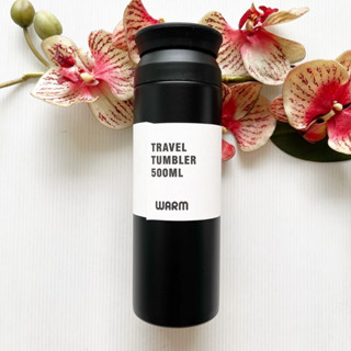 Travel Tumbler 500 ml. กระบอกน้ำเก็บอุณหภูมิร้อนเย็น สแตนเลส304 ผนังสองชั้น ใช้แทน ขวดน้ำ กระติกน้ำได้