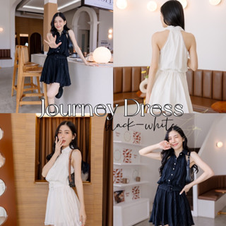 🌸 JOURNEY DRESS 🌸 มินิเดรสโซคิ้วมาก งานเซ็ตพร้อมเข็มขัดน้า