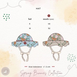 BabenistA Spring Bunnies: B15/B16 Girl Hat Tiffany Blue/ Beige