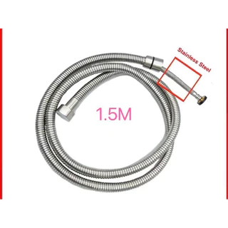 สายถักสเตนเลส 304 1.2 เมตร / 1.5 เมตร ไส้ EPDM ทนแรงดันสูง ทนความร้อนสูง (SUS304)