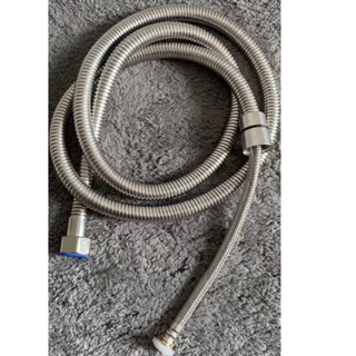 สายถักสเตนเลส 304 1.2 เมตร / 1.5 เมตร ไส้ EPDM ทนแรงดันสูง ทนความร้อนสูง (SUS304)
