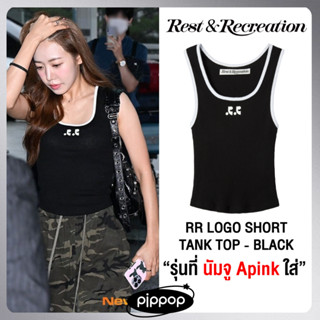 [พร้อมส่ง/ของแท้]☀️ Rest&amp;Recreation - RR Logo Short Tank Top