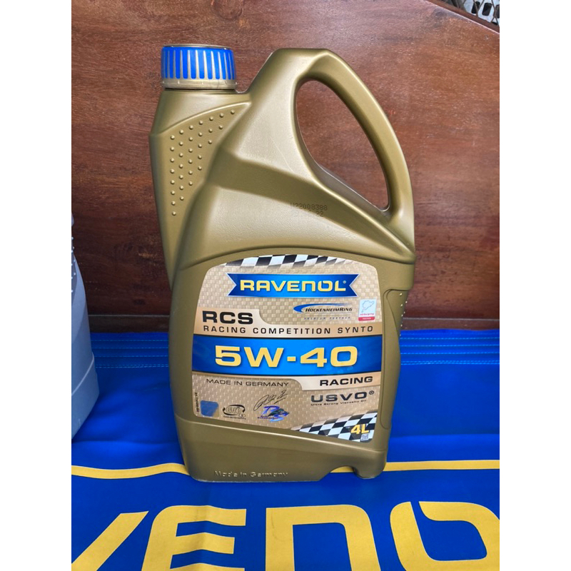 Ravenol น้ำมันเครื่องเบนซิน raing 5w-40 4ลิตร