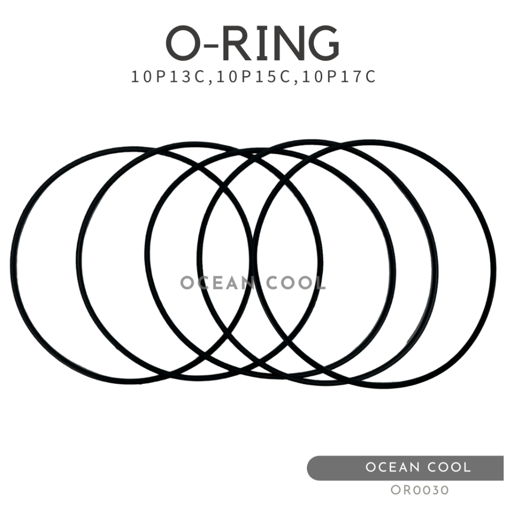 โอริง ฝาคอมแอร์ 10P (แพ็ค5เส้น) 10P13C , 10P15C , 10P17C OR0030 O-RING COMPRESSOR DENSO 10P 13C , 15