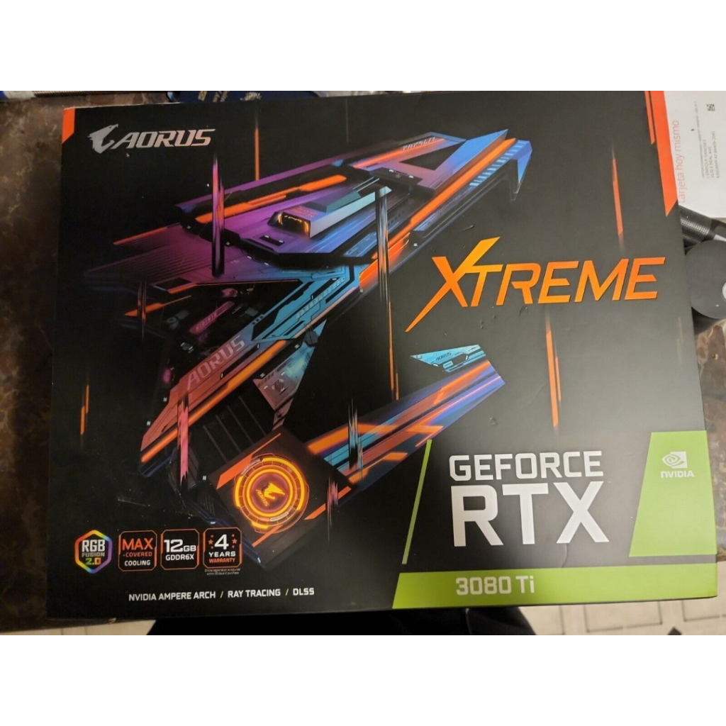 GIGABYTE AORUS GeForce RTX 3080 Ti XTREME 12GB GDDR6X Graphics Card