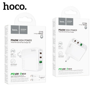 Hoco C115 Hoco C หัวชาร์จเร็ว ​TypeC×2 35W + สายชาร์จ TypeC to TypeC แท้100%