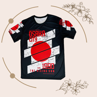 เสื้อยืดลาย OSAKA JAPAN สีดำลายใหม่ล่าสุด สุดเท่