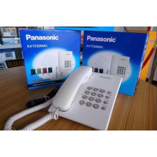 🔥อ่านรายละเอียดก่อนสั่งซื้อ🔥โทรศัพท์ สีน้ำเงิน Panasonic KX-TS500MX