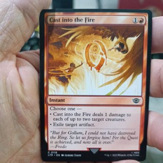 Cast into the Fire MTG Single Card