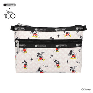 Lesportsac Cosmetic Clutch กระเป๋าเครื่องสำอางใบกลาง Style 7105
