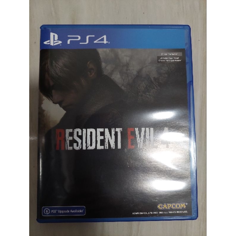 แผ่นเกม PS4 มือสอง Resident evil 4 remake