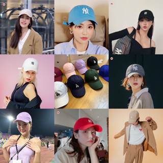 MLB:LA CAP 🧢 หมวกแก๊ป กันแดด MLB ❤️💜หมวก MLB ปัก LA