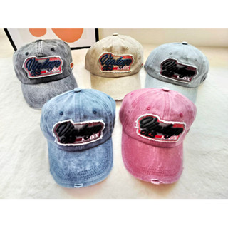 หมวกแก็ป สีฟอก ผ้ายีนส์ฟอกเท่ๆ มีหลายสีให้เลือก พร้อมส่ง หมวก ใส่กันแดด มาใหม่
