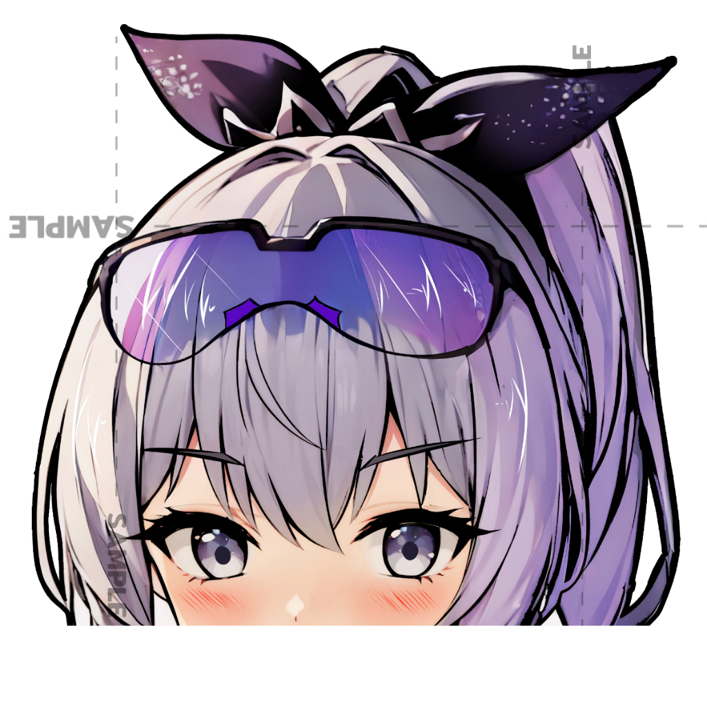 Silver wolf star rail สติกเกอร์ 2 แผ่น Stickers Honkai สติกเกอร์ silver wolf Honkai star rail Peeker