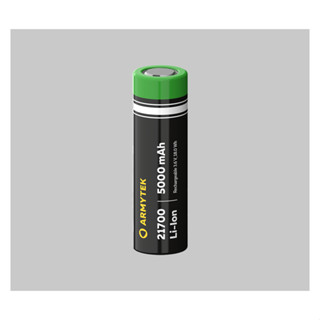 Armytek battery แบตเตอรี่ Li-ion 21700 3.7 V 5000mAh. Unprotected