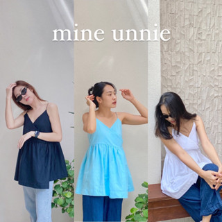 mineclothes | 🦋 เสื้อสายเดี่ยวสไตล์มินิมอล mine unnie